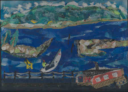 Collage of Nelson Haven and the Cut