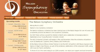 nelson symphony orchestra web site thumbnail